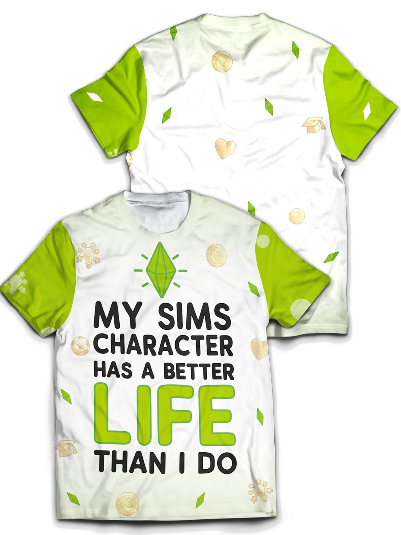 Fandomaniax - Sims Life Unisex T-Shirt