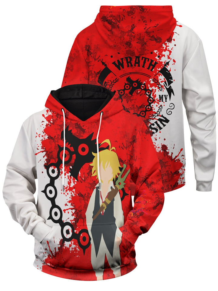 Fandomaniax - Sin of Wrath Unisex Pullover Hoodie