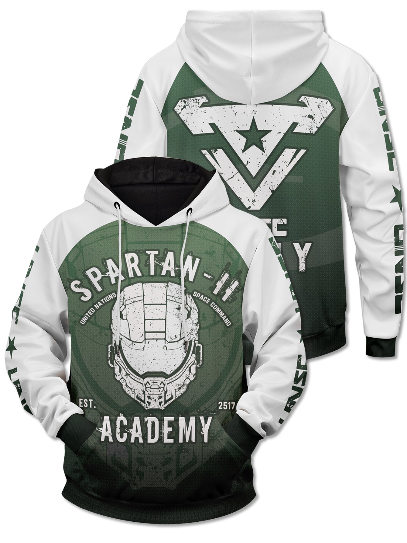 Fandomaniax - Spartan Academy Unisex Pullover Hoodie