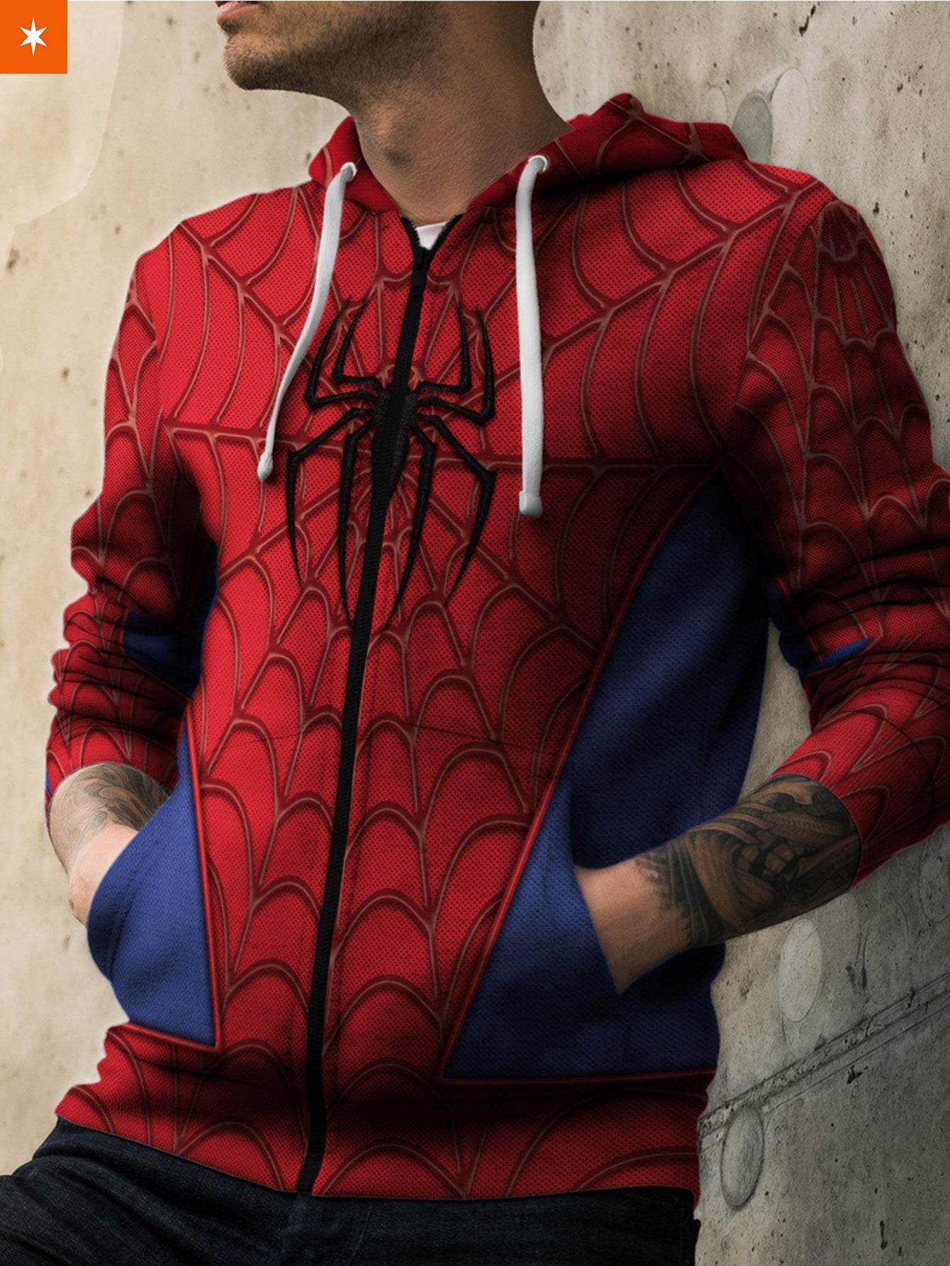 Fandomaniax - Spider-Man Classic Unisex Zipped Hoodie