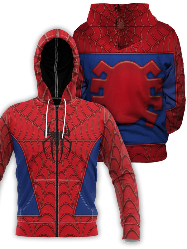 Fandomaniax - Spider-Man Classic Unisex Zipped Hoodie