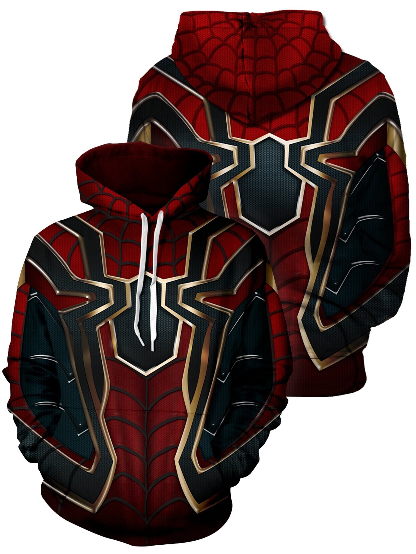 Fandomaniax - [Buy 1 Get 1 SALE] Spider Man Unisex Pullover Hoodie