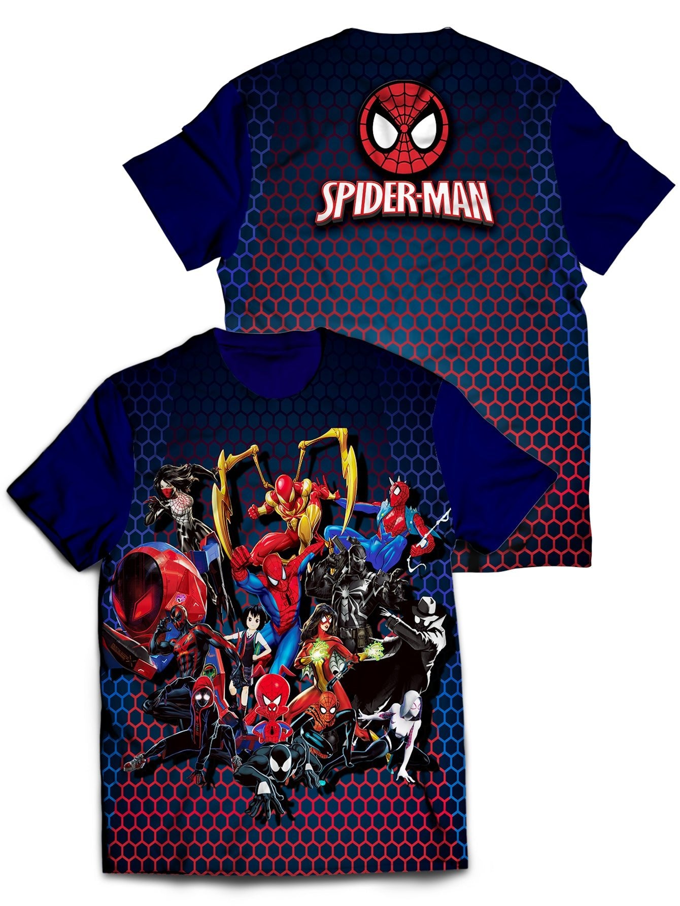 Fandomaniax - Spiderman Multiverse Unisex T-Shirt