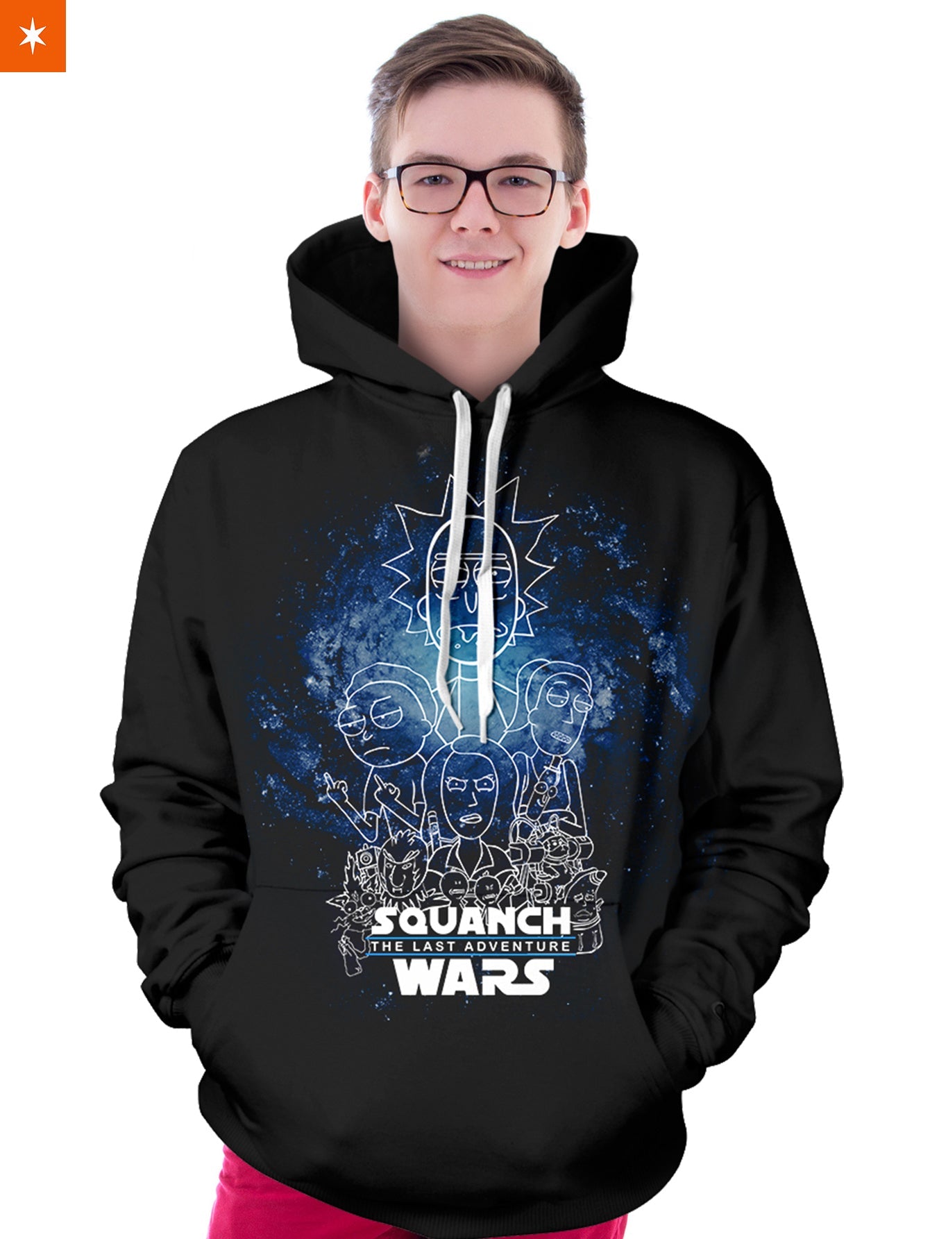 Fandomaniax - Squanch Wars Unisex Pullover Hoodie