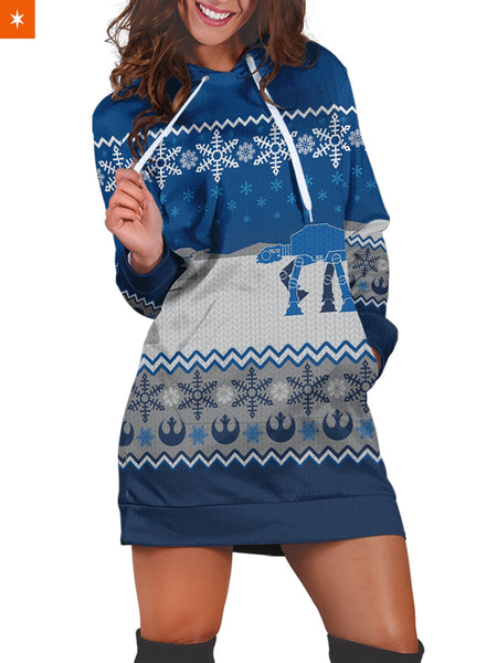 Fandomaniax Star Wars Christmas Hoodie Dress