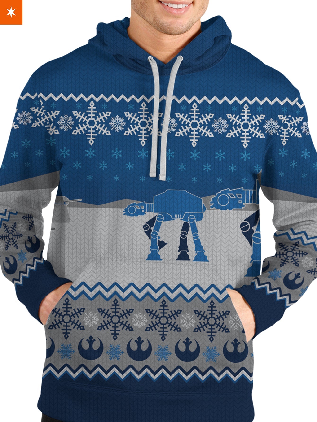 Fandomaniax - Star Wars Christmas Unisex Pullover Hoodie