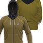 Fandomaniax - Starfleet Command Unisex Zipped Hoodie