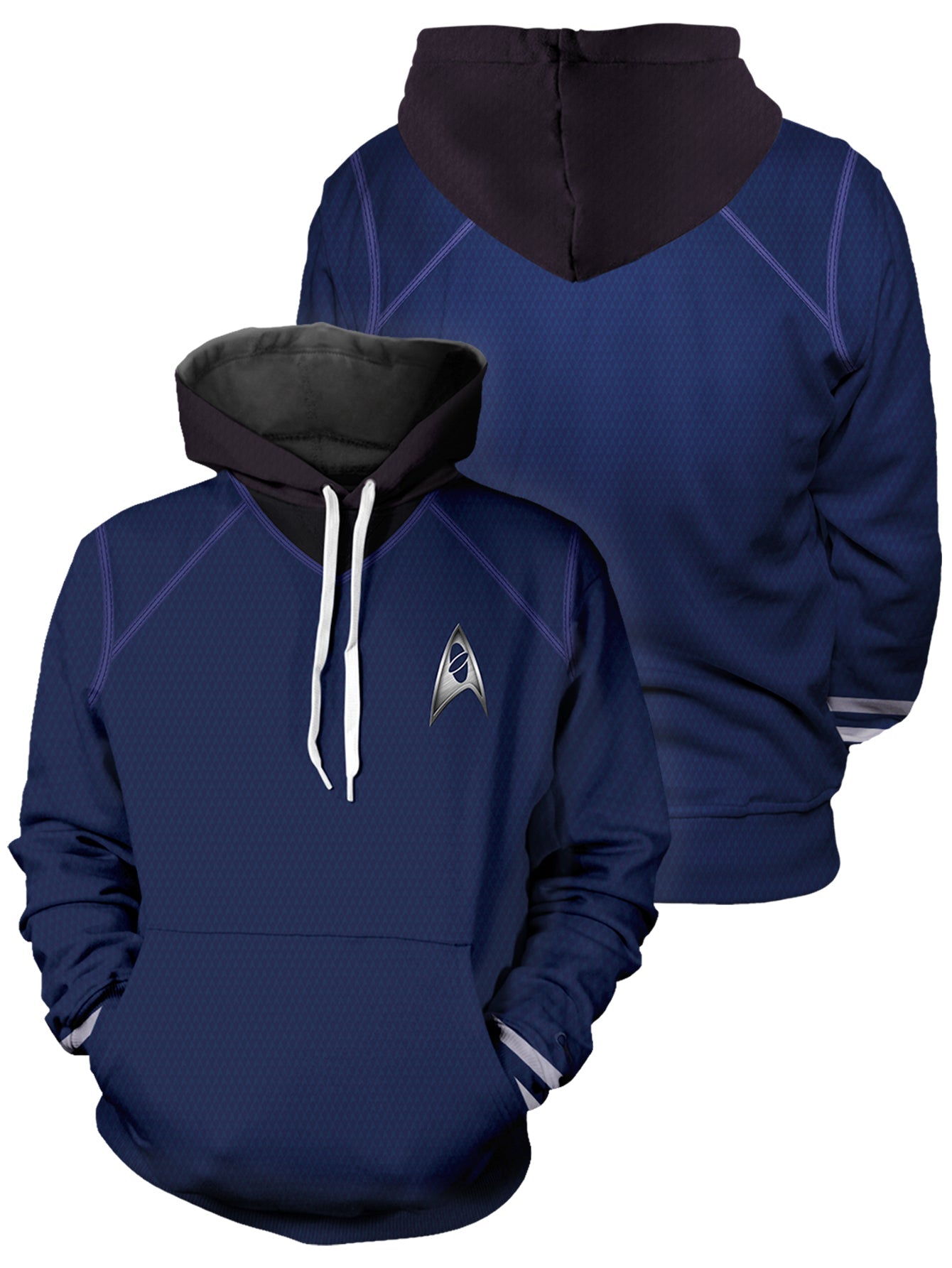 Fandomaniax - Starfleet Science Unisex Pullover Hoodie