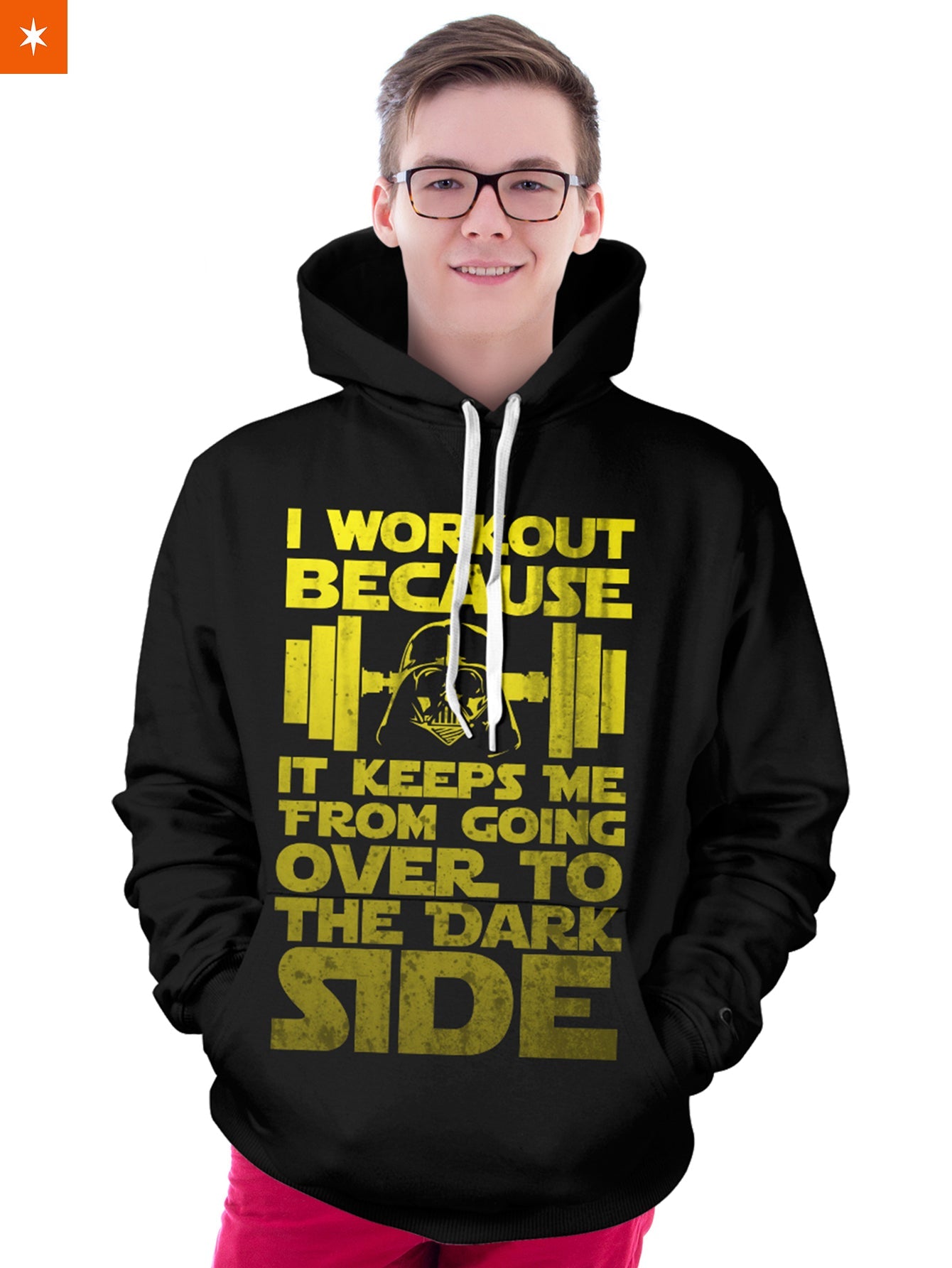 Fandomaniax - Starwars I Why I Work Out Unisex Pullover Hoodie