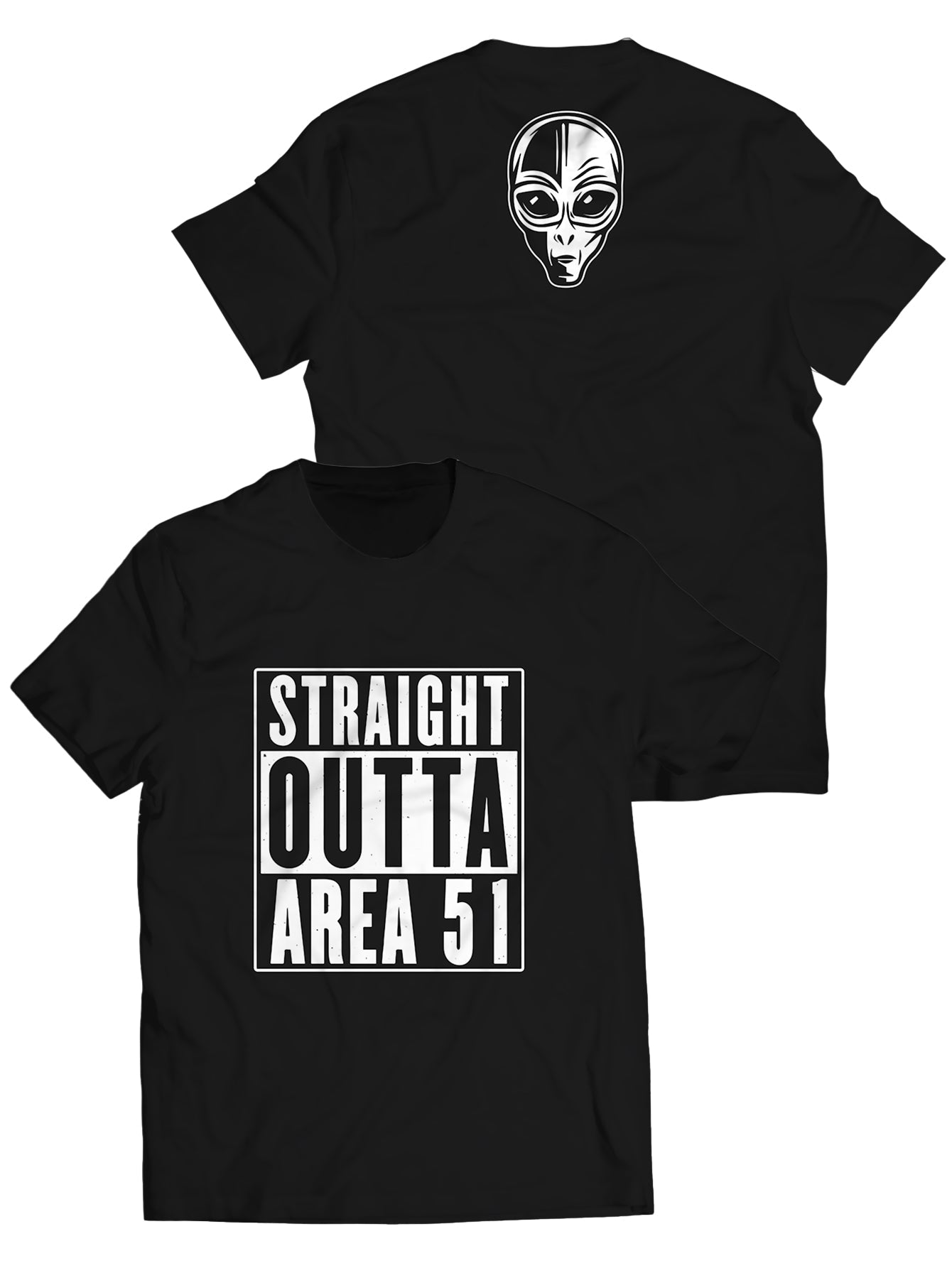 Fandomaniax - Straight Outta Area 51 Unisex T-Shirt