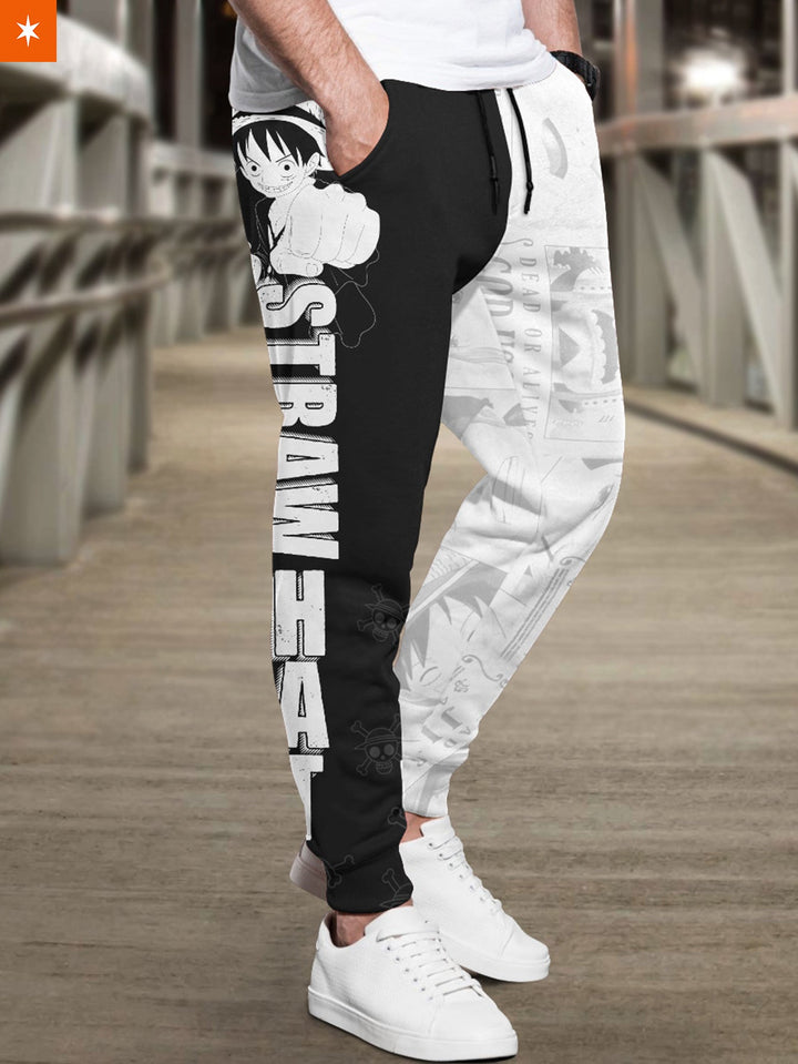 Fandomaniax - Straw Hat Fashion Jogger Pants