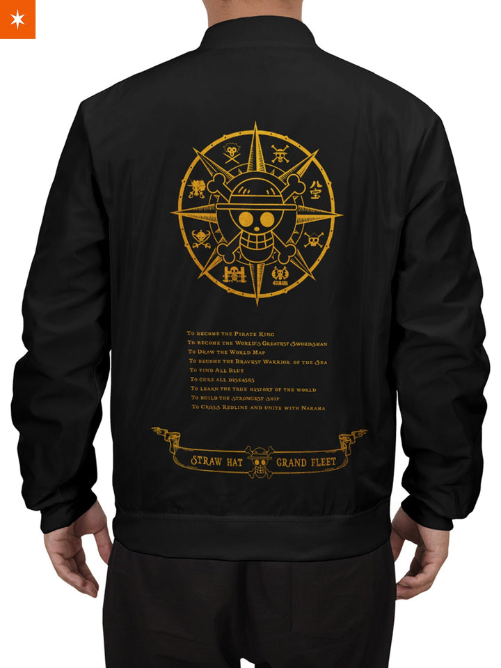 Fandomaniax - [Buy 1 Get 1 SALE] Straw Hat Grand Fleet Bomber Jacket