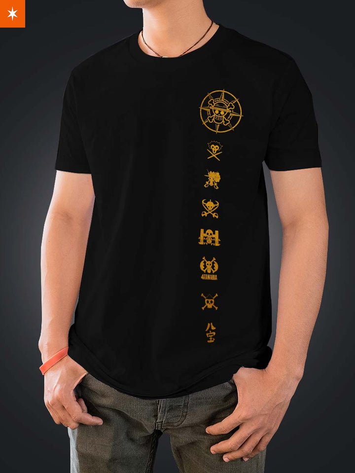 Fandomaniax - [Buy 1 Get 1 SALE] Straw Hat Grand Fleet Unisex T-Shirt