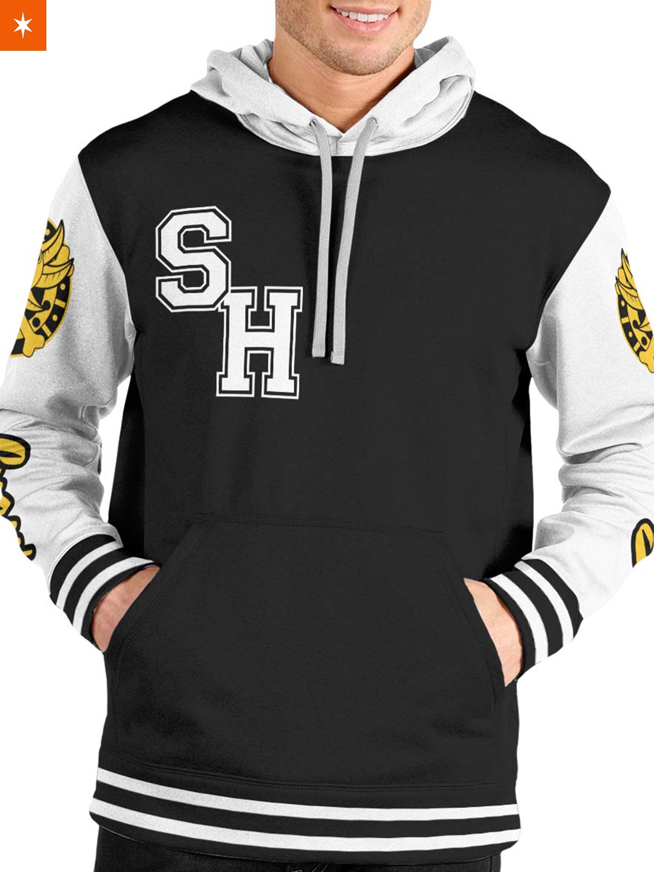 Fandomaniax - Strawhat Jersey V2 Unisex Pullover Hoodie