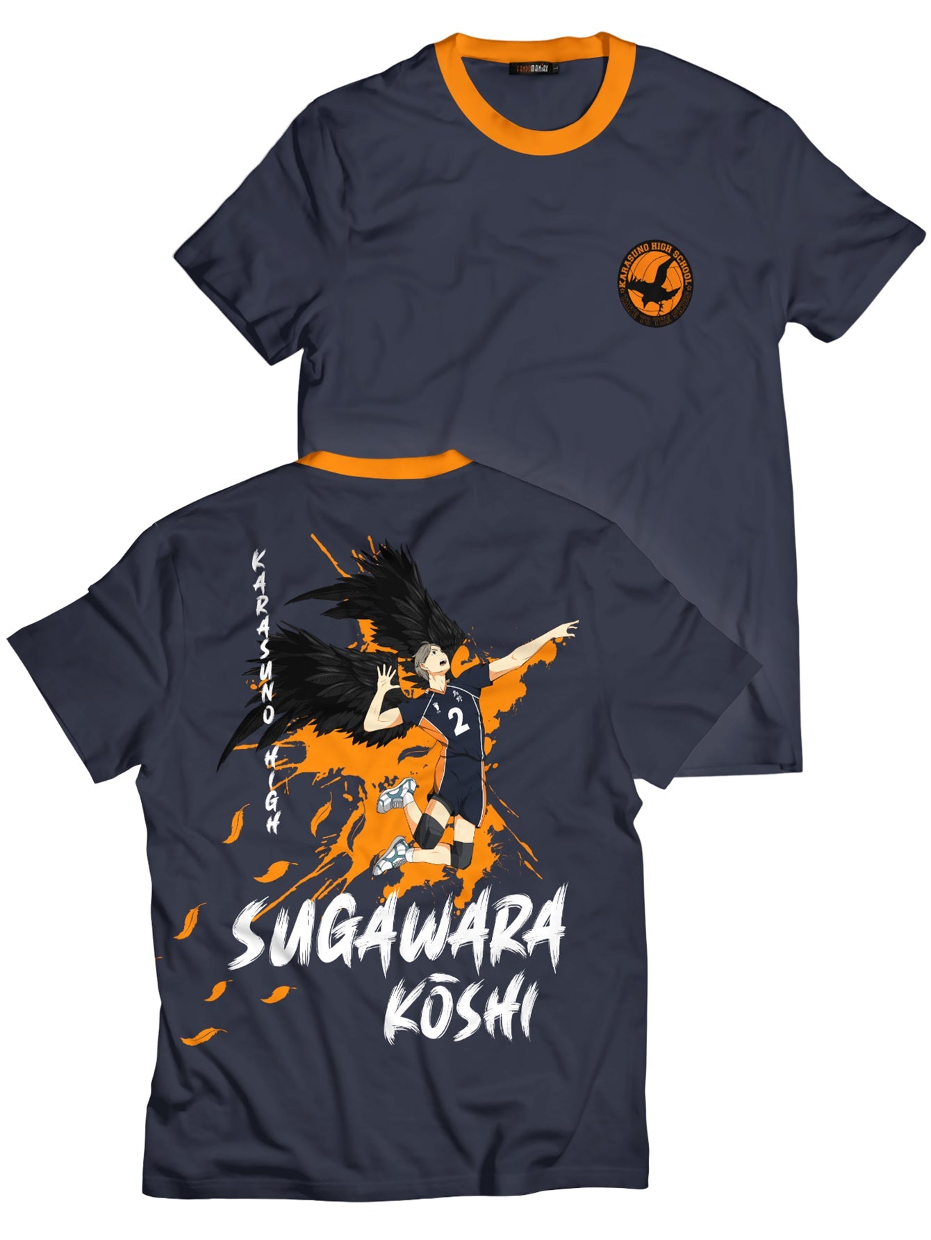 Fandomaniax - Sugawara Wings Unisex T-Shirt
