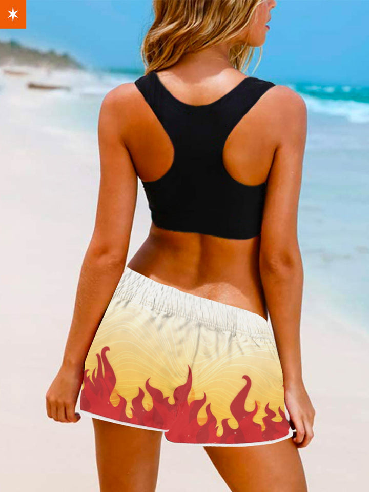 Fandomaniax - Summer Rengoku Women Beach Shorts