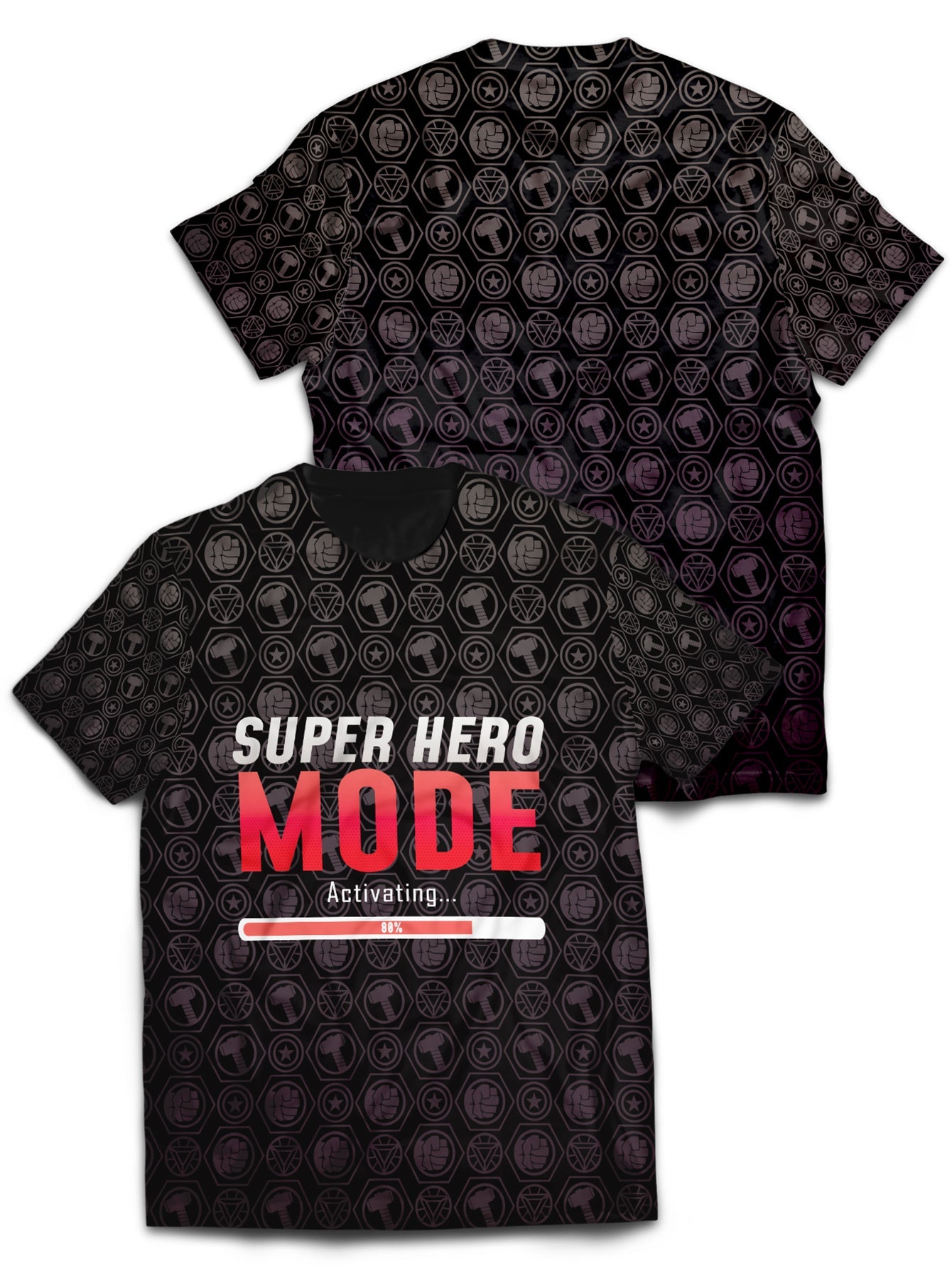 Fandomaniax - Super Hero Mode Unisex T-Shirt