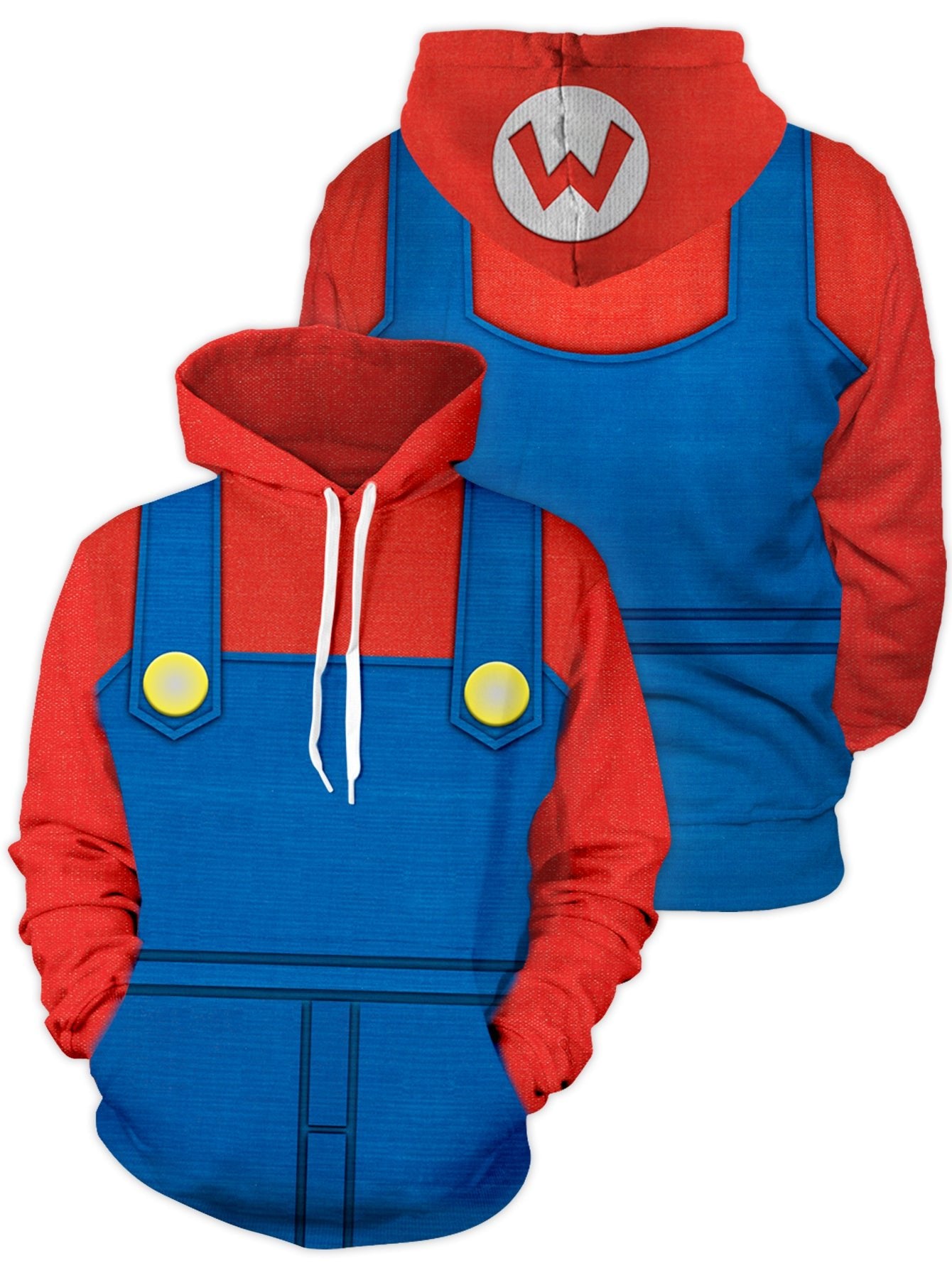 Fandomaniax - Super Mario Unisex Pullover Hoodie