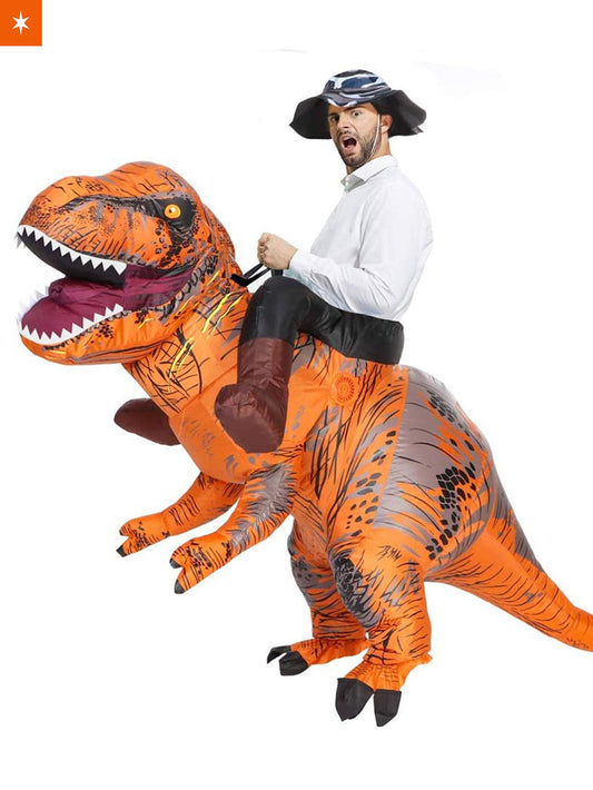 Fandomaniax - [Buy 1 Get 1 SALE] T-Rex Ride Inflatable Costume