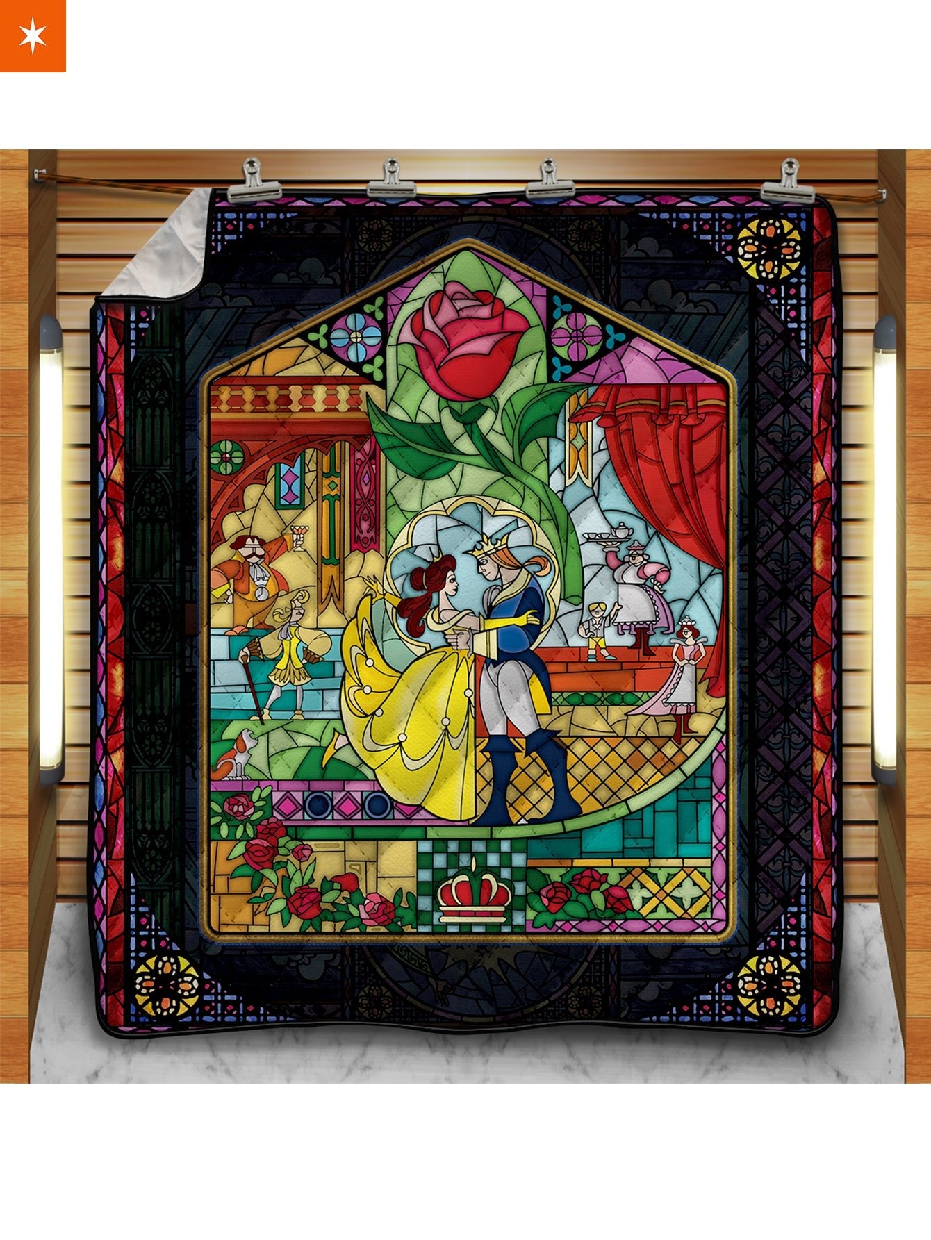 Fandomaniax - Tale As Old As Time Quilt Blanket