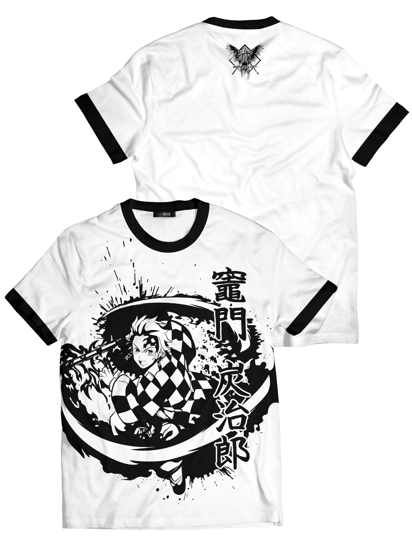 Fandomaniax - Tanjiro B&W Unisex T-Shirt