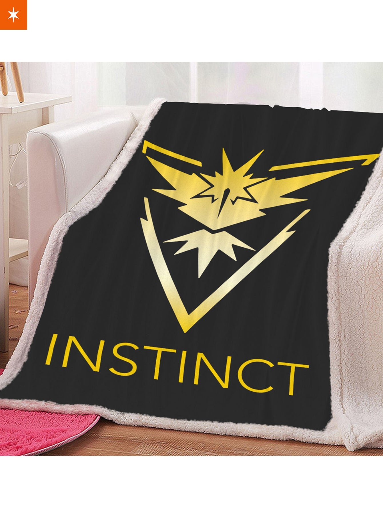 Fandomaniax - Team Instinct Throw Blanket