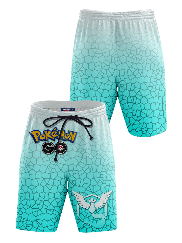 Fandomaniax - Team Mystic Beach Shorts