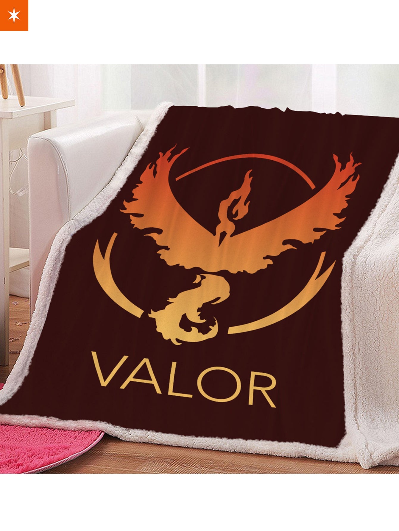 Fandomaniax - Team Valor Throw Blanket