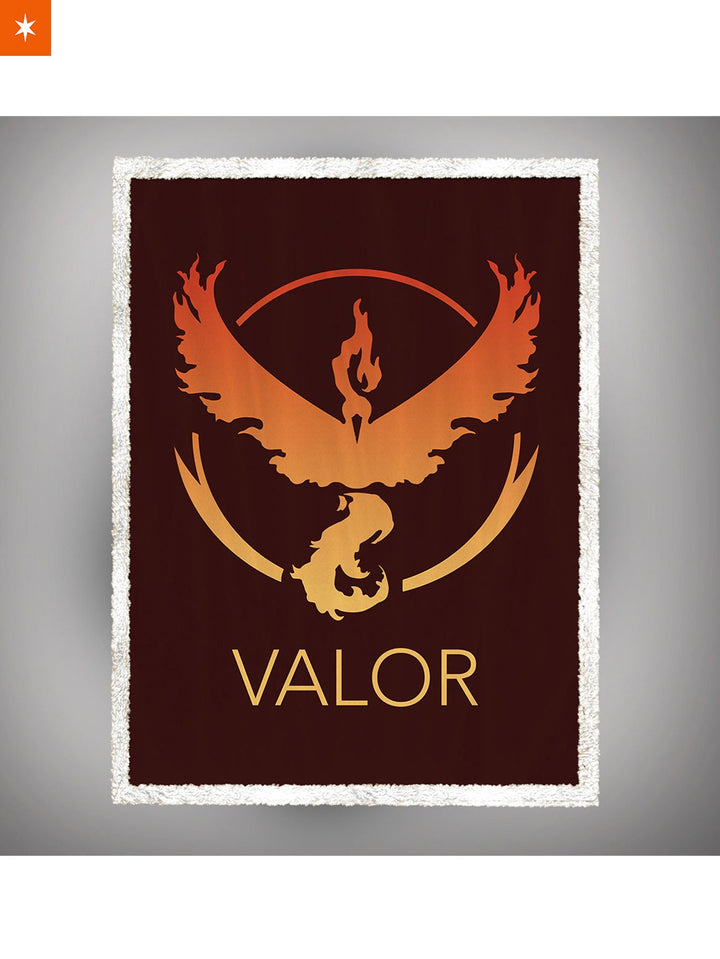 Fandomaniax - Team Valor Throw Blanket