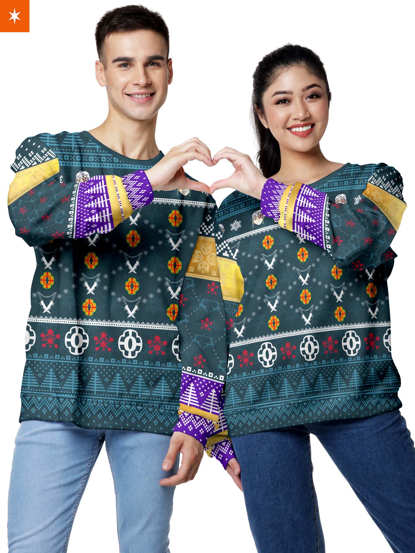 Fandomaniax - Tengen Christmas Unisex Wool Sweater