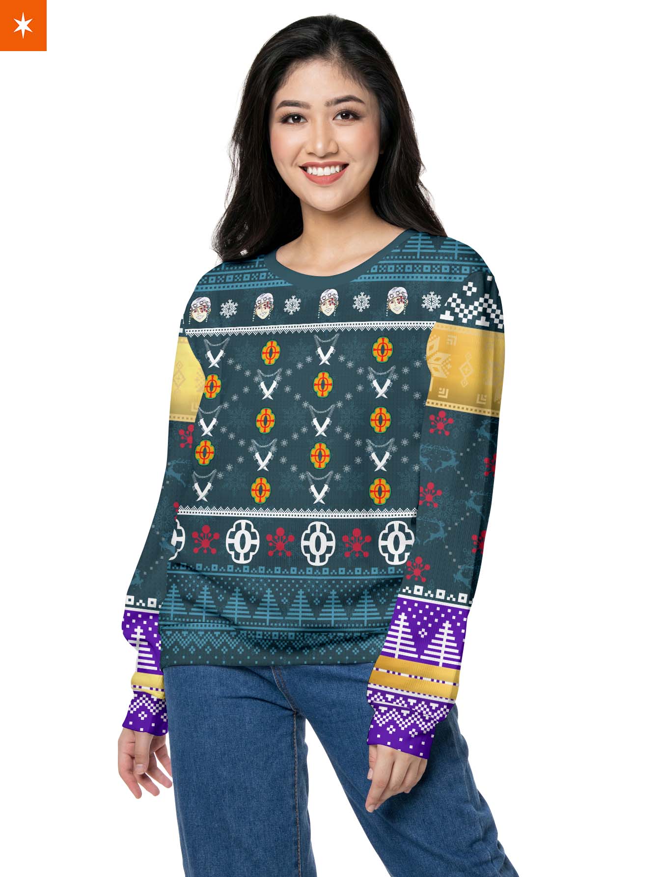 Fandomaniax - Tengen Christmas Unisex Wool Sweater