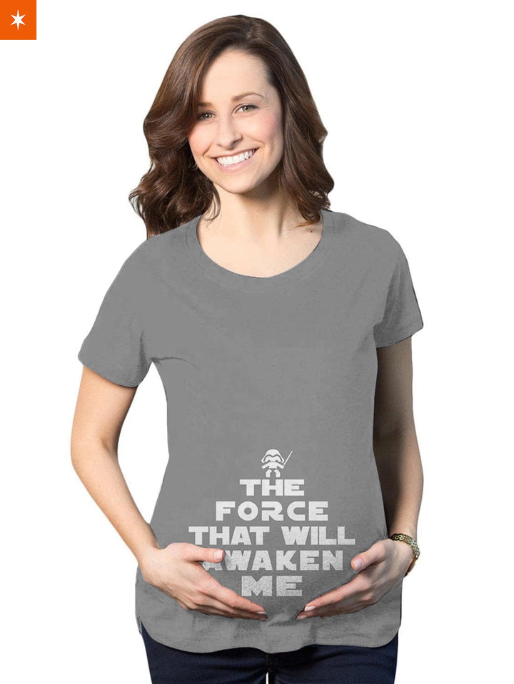 Fandomaniax - The Force that will Awaken Me Maternity T-Shirt