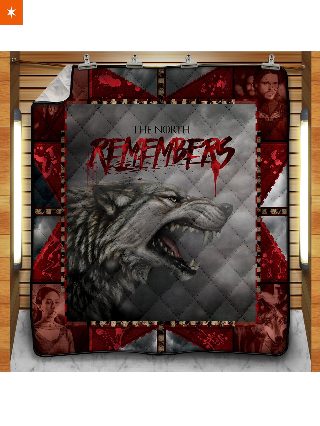 Fandomaniax - The North Remembers Quilt Blanket