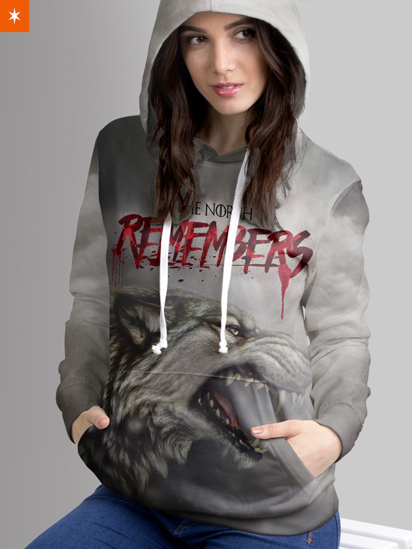 Fandomaniax - The North Remembers Unisex Pullover Hoodie