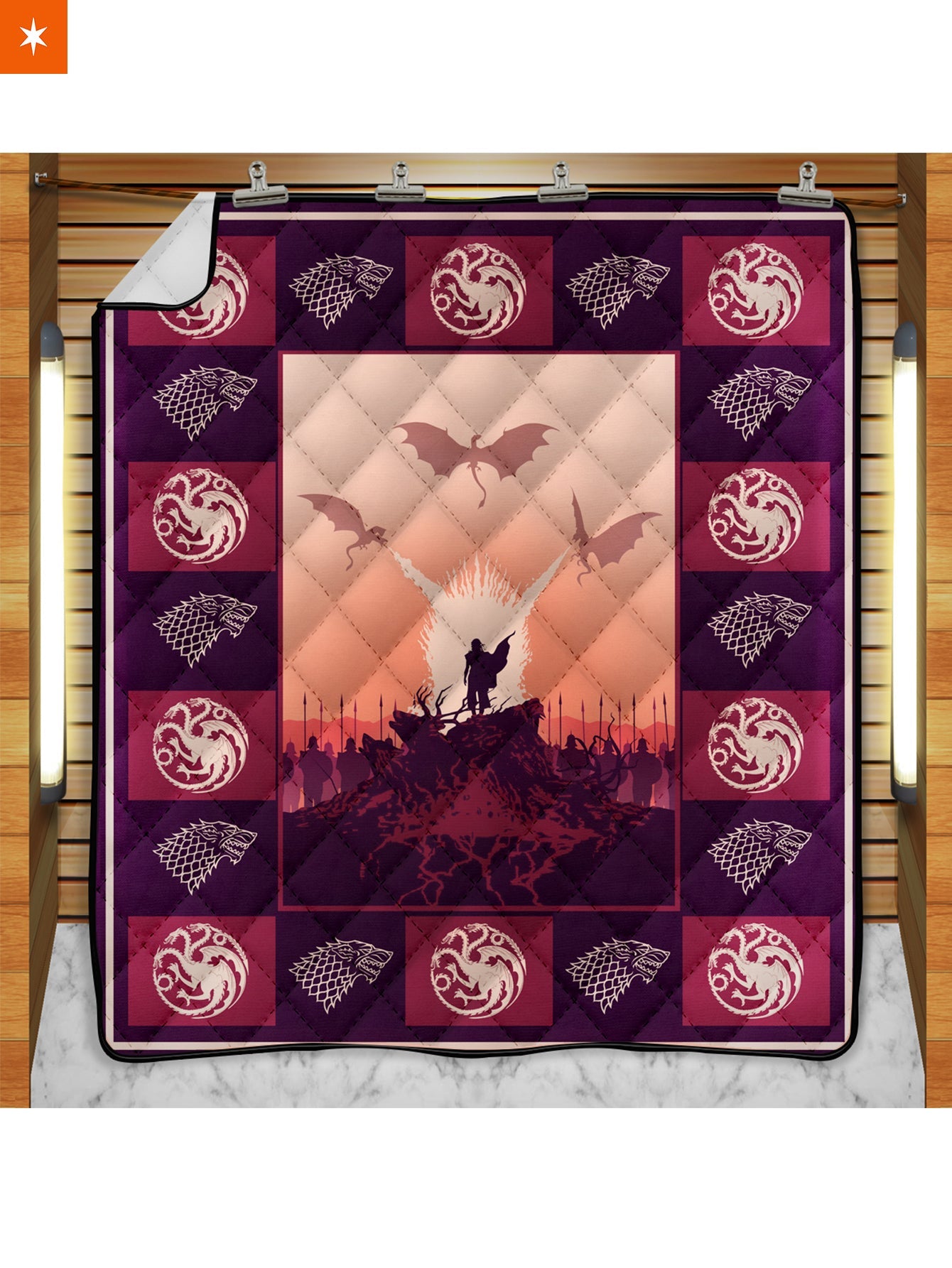 Fandomaniax - The Reign of the Queen Quilt Blanket