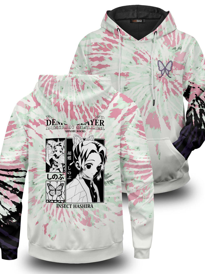 Fandomaniax - Tie Dye Shinobu Unisex Pullover Hoodie