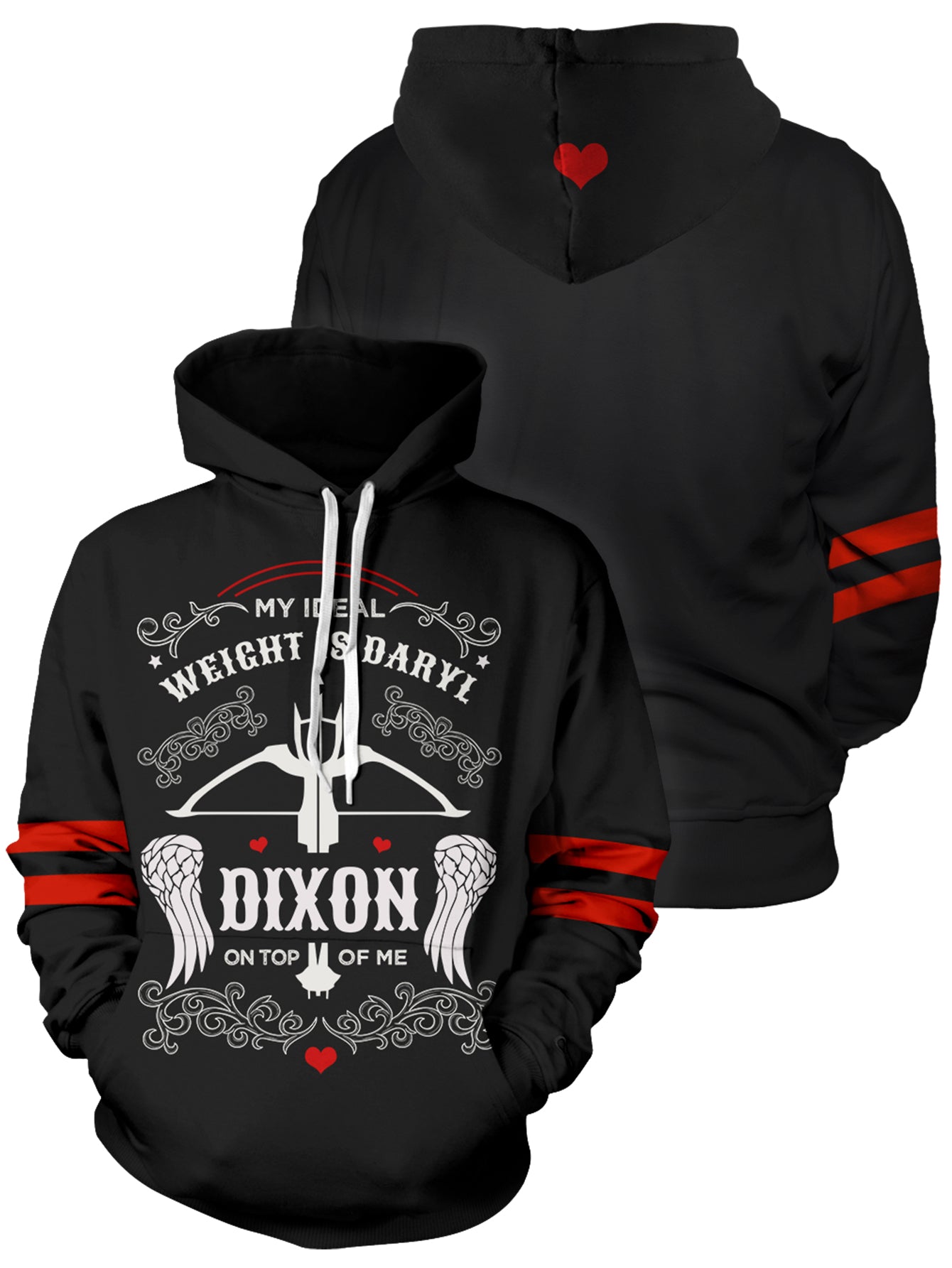Fandomaniax - TWD My Ideal Weight Is Daryl Unisex Pullover Hoodie
