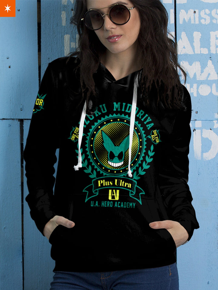 Fandomaniax - UA Izuku Unisex Pullover Hoodie