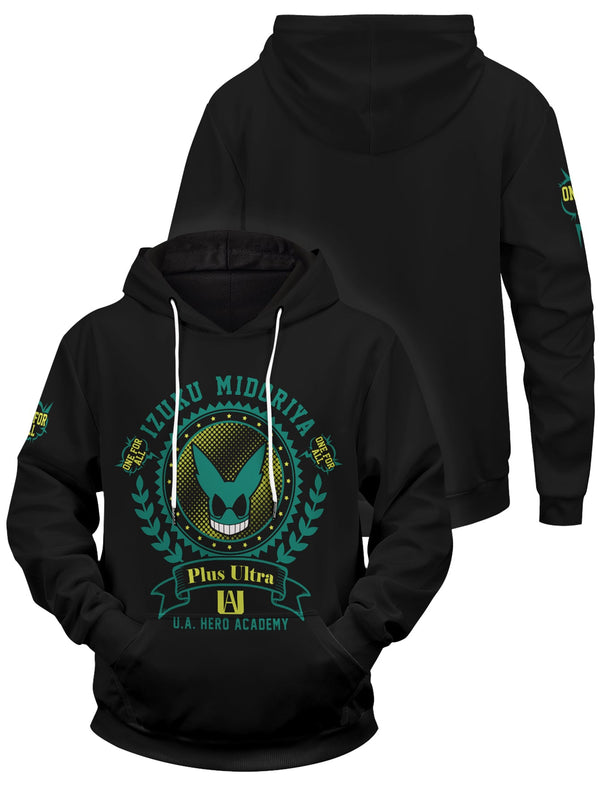 Fandomaniax - UA Izuku Unisex Pullover Hoodie