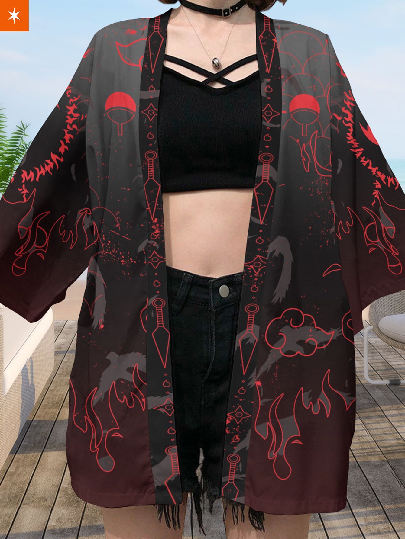 Fandomaniax - [Buy 1 Get 1 SALE] Uchiha Emblem Kimono