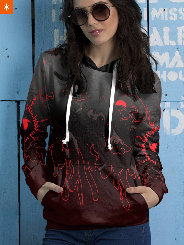 Fandomaniax - Uchiha Emblem Unisex Pullover Hoodie