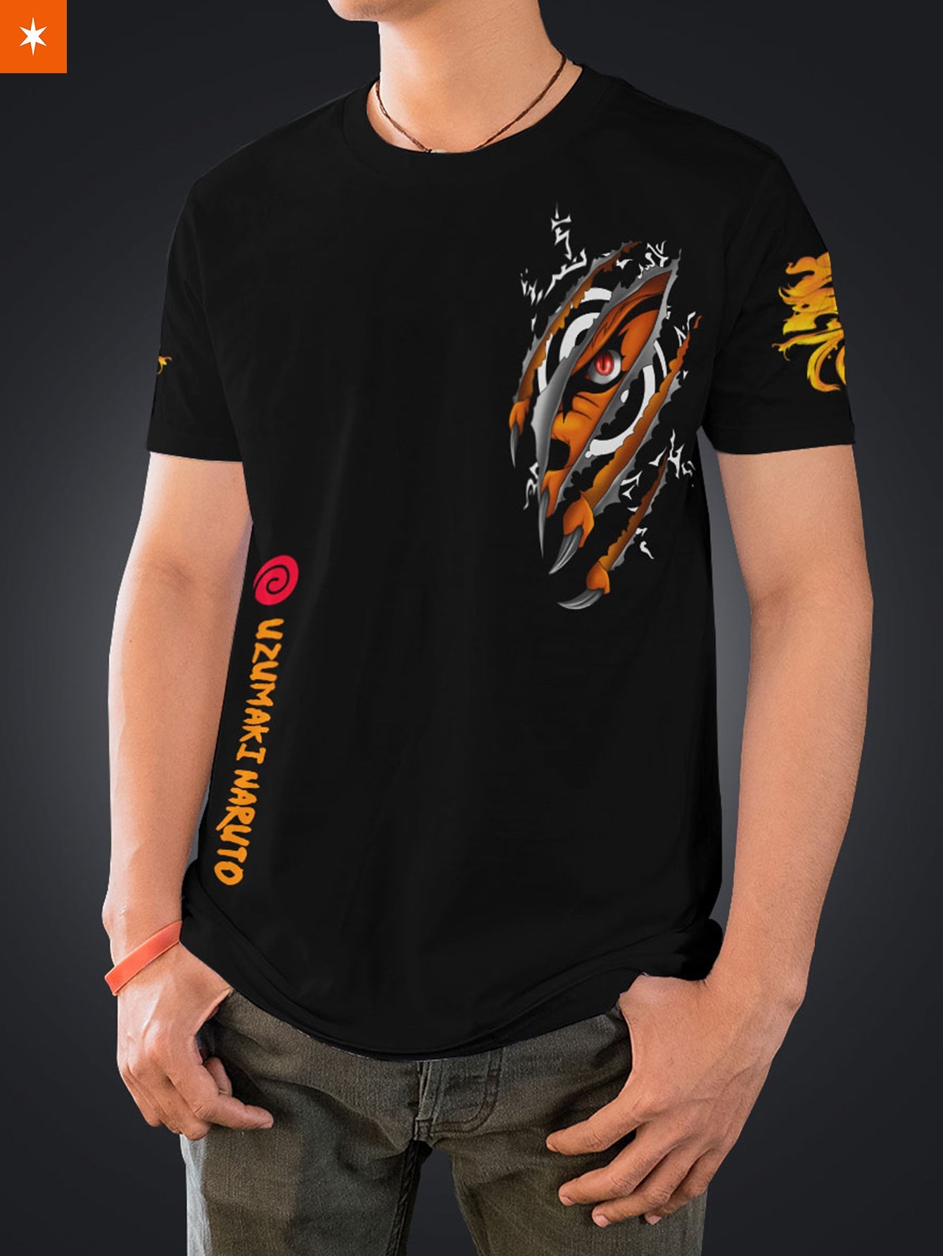 Fandomaniax - Uzumaki Demon Fox Unisex T-Shirt