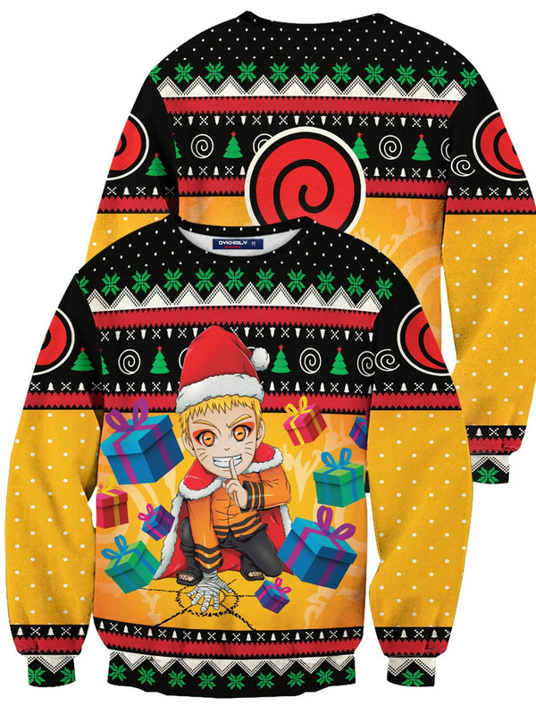 Fandomaniax - Uzumaki Holiday Way Unisex Wool Sweater