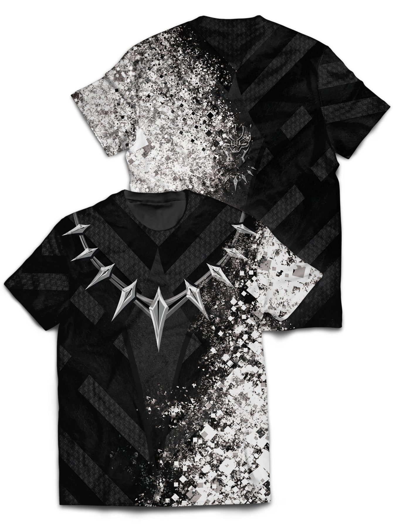 Fandomaniax - Vanishing Black Panther Unisex T-Shirt