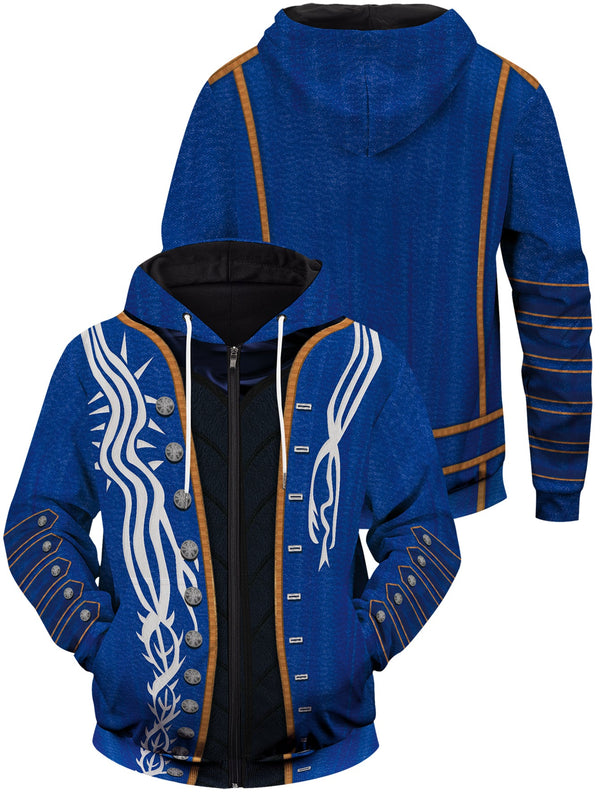 Fandomaniax - Vergil Unisex Zipped Hoodie