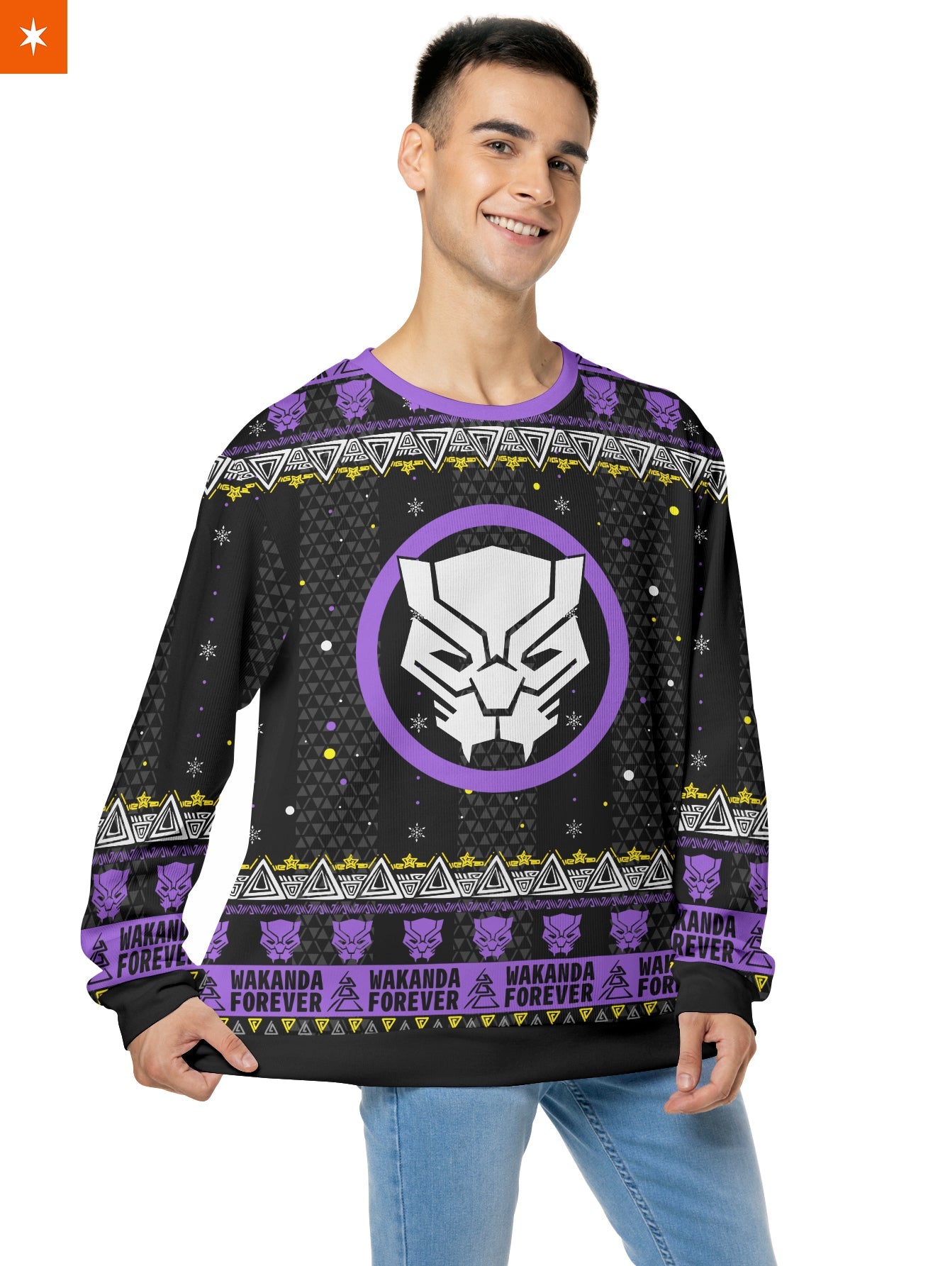 Fandomaniax - Wakanda Christmas Unisex Wool Sweater
