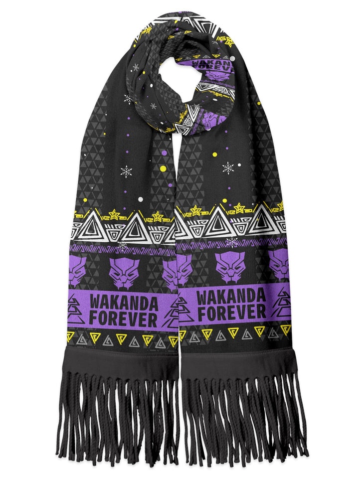 Fandomaniax - Wakanda Christmas Wool Scarf