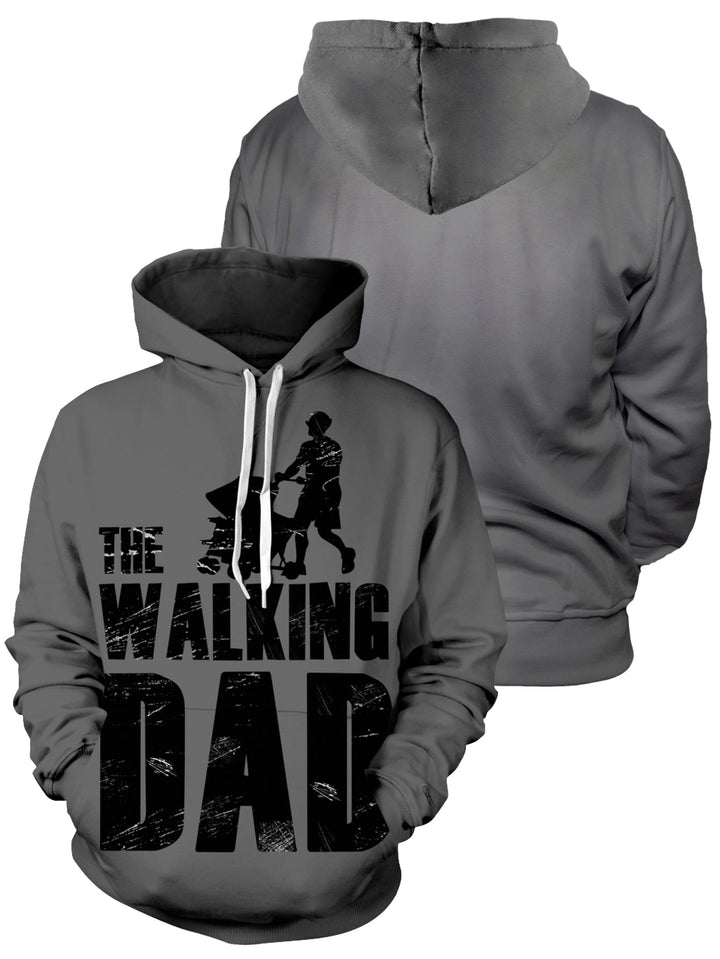 Fandomaniax - Walking Dad Unisex Pullover Hoodie