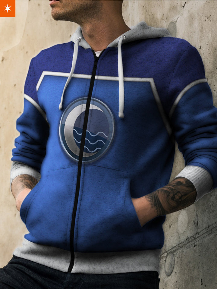 Fandomaniax - Water Tribe Unisex Zipped Hoodie