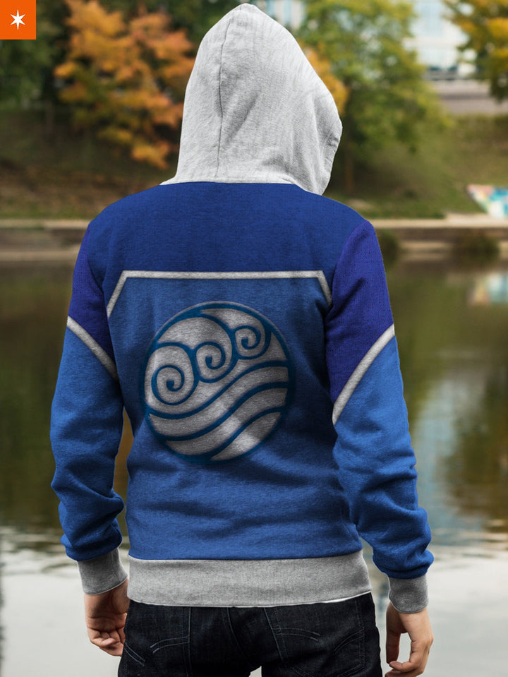 Fandomaniax - Water Tribe Unisex Zipped Hoodie